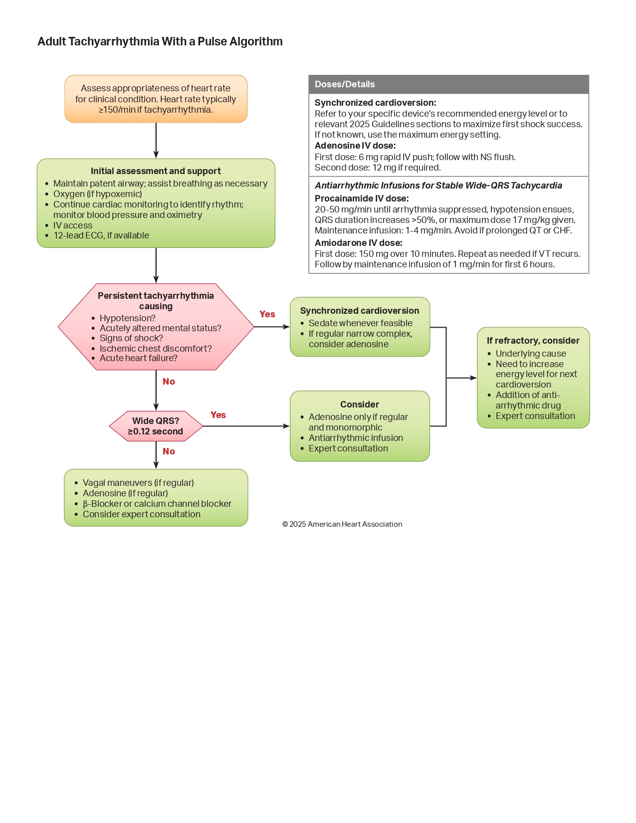 AHA 2025 Tachyarrhythmia With a Pulse Algorithm
